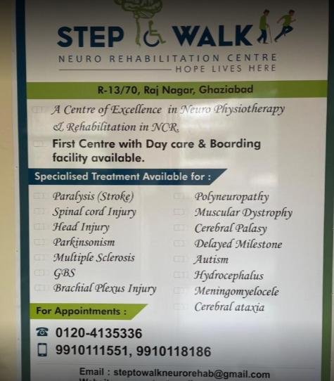step to walk neuro rehabilitation in Ghaziabad